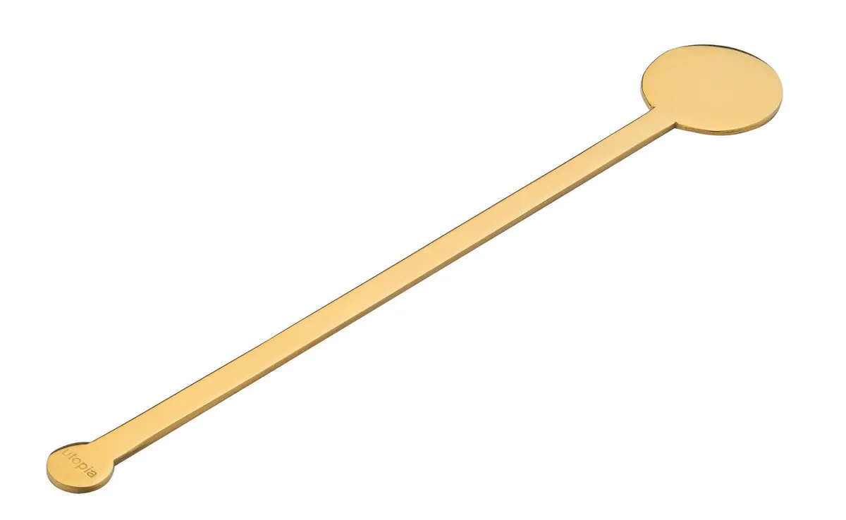 Agitateurs Dorés 18 Cm, Réutilisables - Boîte De 24 1