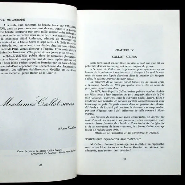Callot Soeurs - Les Moires Suivies Du Journal De Mirande (1978) 2