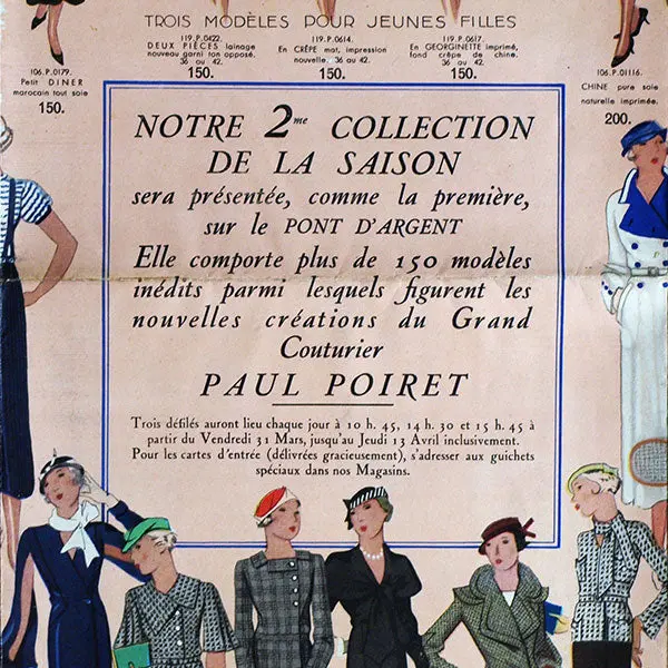 Au Printemps, 2Ème Collection De La Saison Printemps-Eté 1933 Par Paul Poiret 2