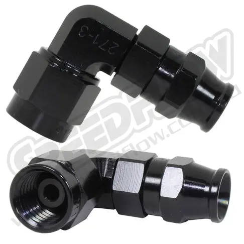 Speedflow 200 Series Inverted Seat Swivel Hose Ends 90 Degree 1