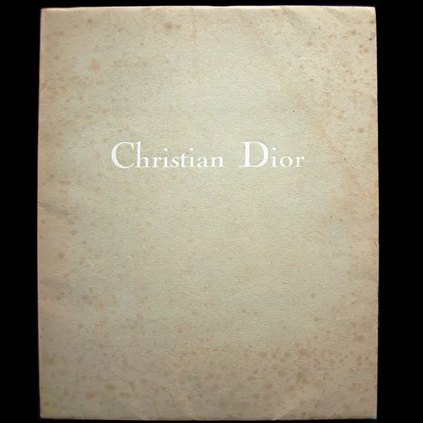 Christian Dior - Plaquette De Présentation, Avec Envoi De Christian Dior (1953) 1