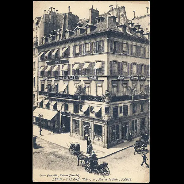 Les Maisons Leony Tafaré, Alphonsine Et Guerlain, 15 Rue De La Paix À Paris (Circa 1910) 1