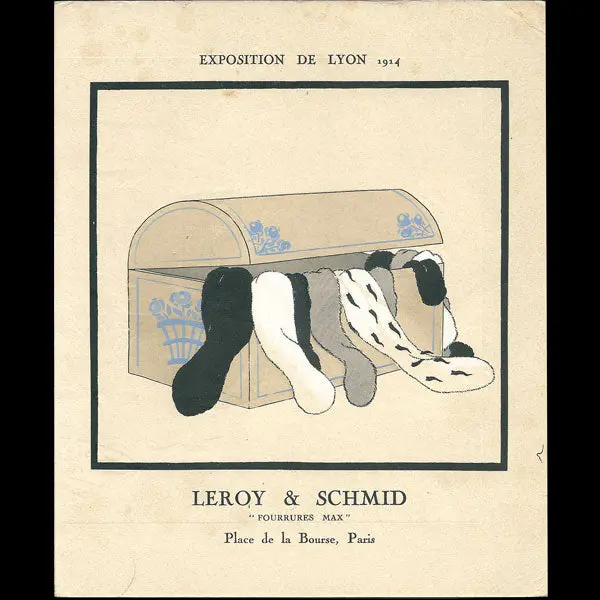 Souvenir De L'exposition À Lyon Des Fourrures Max, Place De La Bourse À Paris (1914) 1