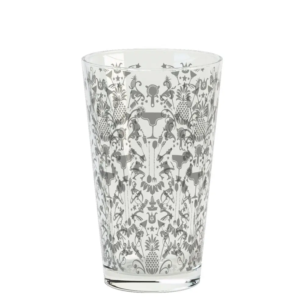 Shaker En Verre À Motifs Argentés 45 Cl De Pasabahce 1