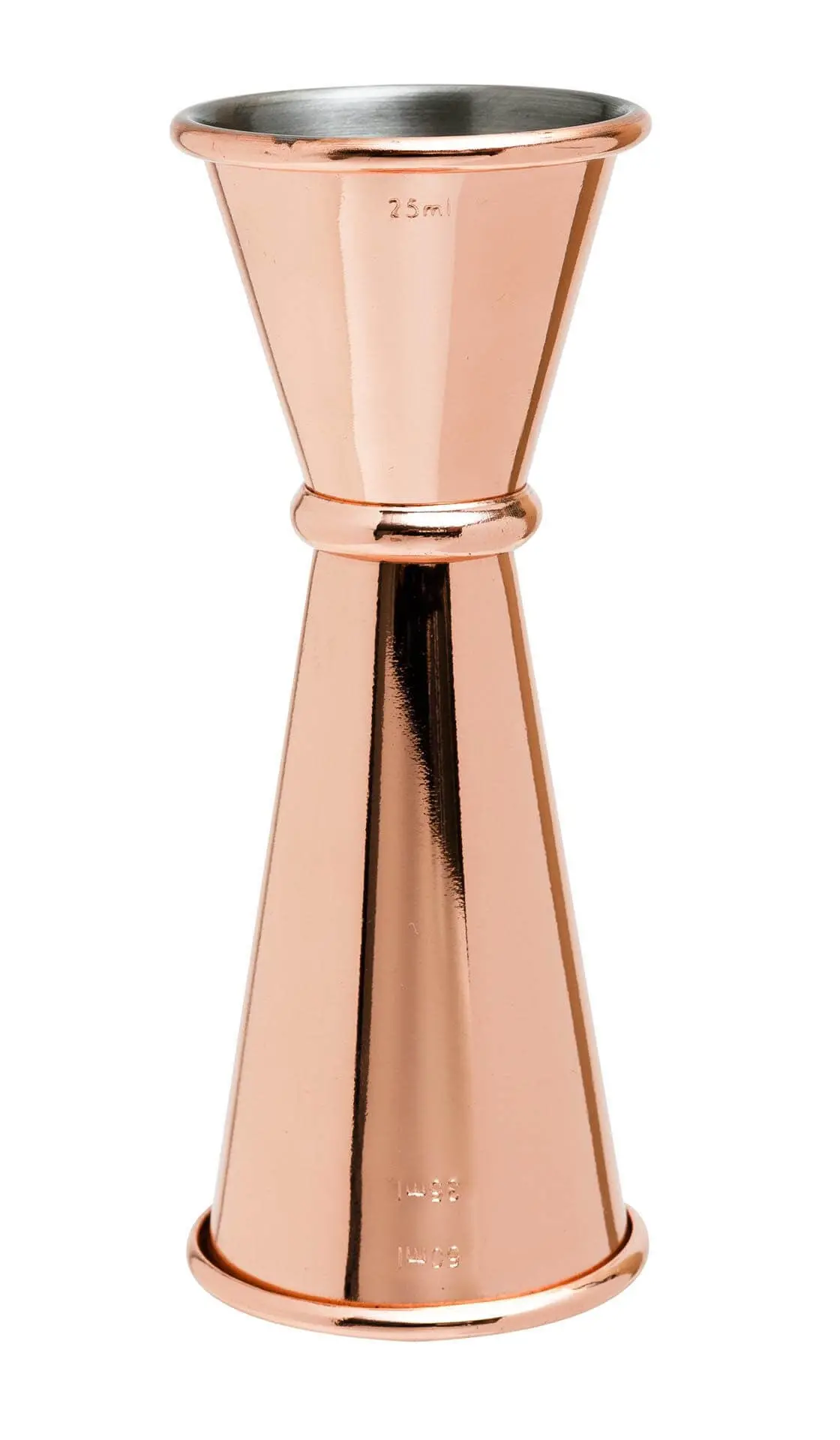 Mesure De Bar Mezclar , En Cuivre 25 X 35 X 50 Ml 1