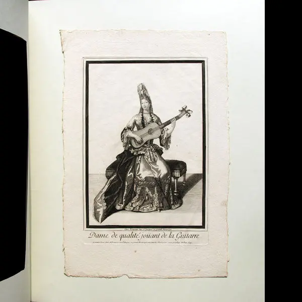 Trouvain - Dame De Qualité Jouant De La Guitare (1694) 2