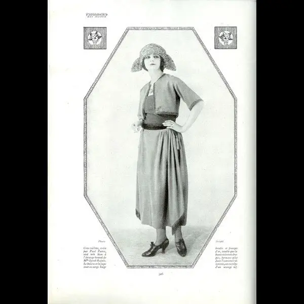 L'illustration Des Modes, N°14, 5 Mai 1921, Couverture De Mario Simon 2