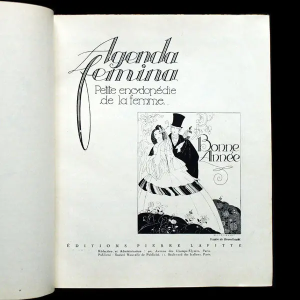 Agenda Fémina 1922, Illustrations De George Barbier, Brunelleschi, Benito, Etc. 2