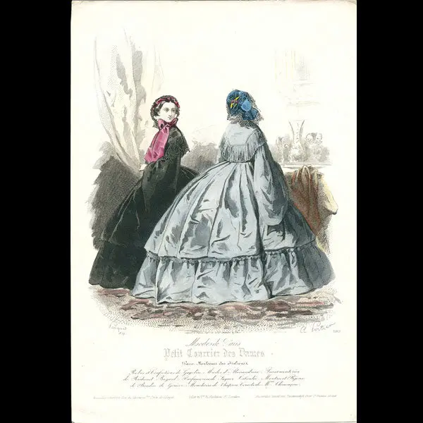 Dessin D'hippolyte Pauquet Pour Le Petit Courrier Des Dames (1859) 2