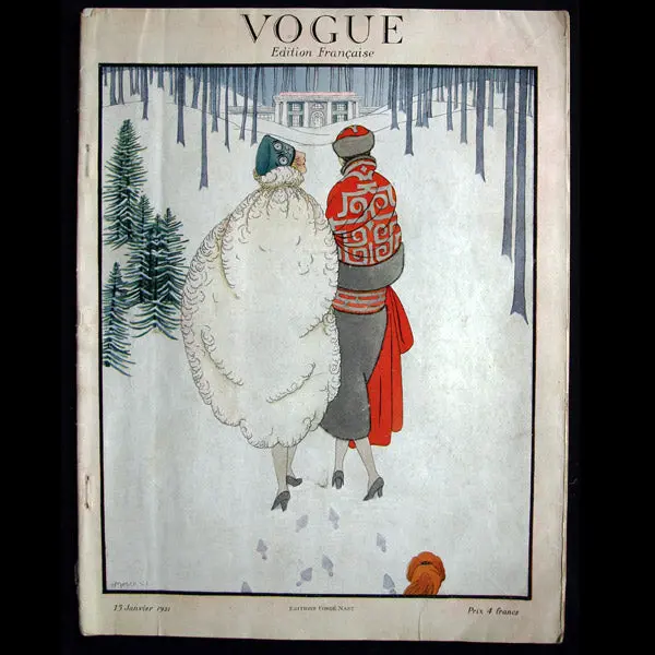Vogue France (15 Janvier 1921), Couverture D'harriet Meserole 1