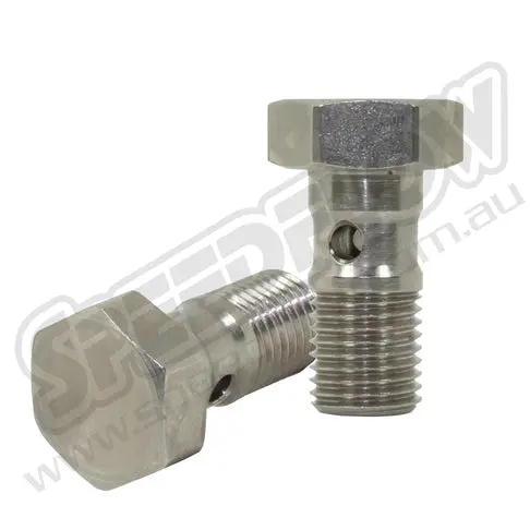 Speedflow 1/8" Bspp Banjo Bolts For 10Mm Banjo 1
