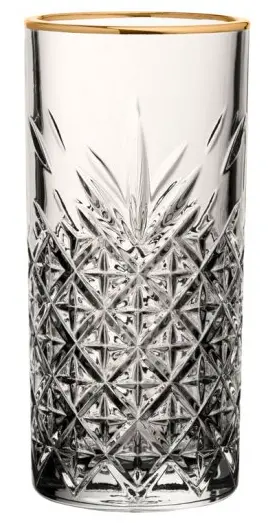 Long Drink Doré Timeless 45 Cl - Pasabahce - Boîte De 4 1