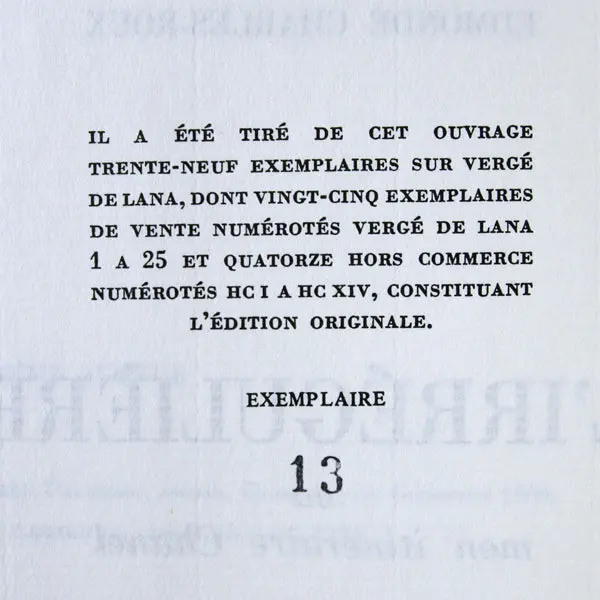 Chanel - L'irrégulière Ou Mon Itinéraire Chanel, Édition Originale Numérotée (1974) 2