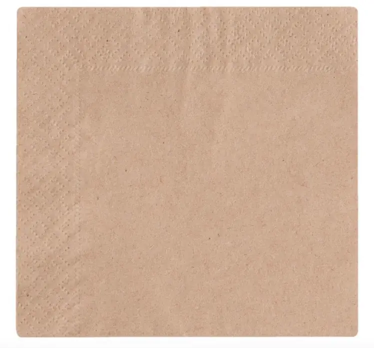 Serviettes À Cocktail 2 Plis, Compostable 24 Cm - Lot De 4000 1