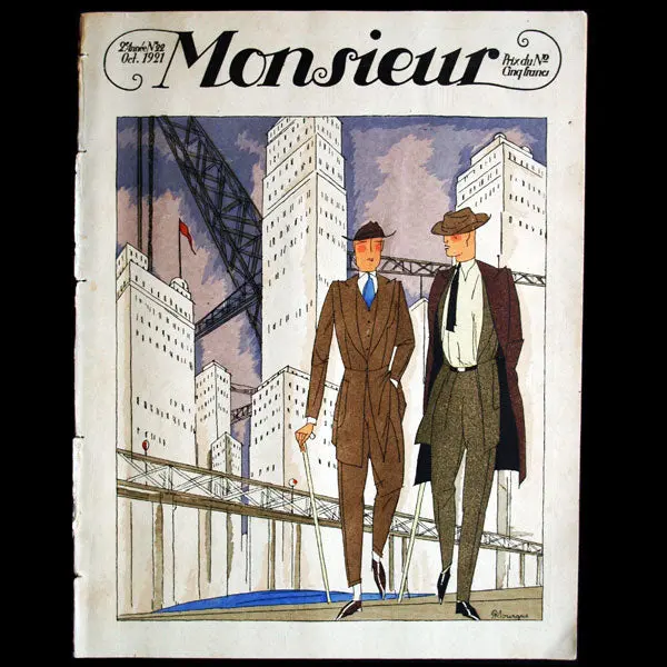 Monsieur, Revue Des Élégances, N22 (1921, Octobre) 1