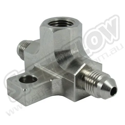 Speedflow -3 Brake Switch Tee With 1/8"Npt Female & Bracket - Steel 1