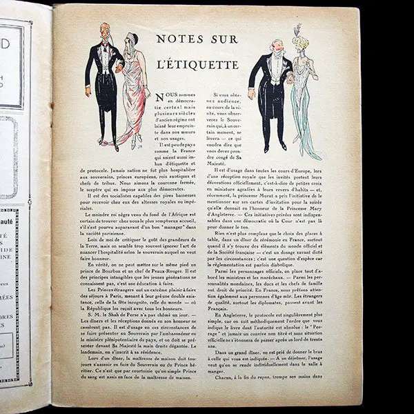 Monsieur, Revue Des Élégances, N34 (1922, Octobre) 2