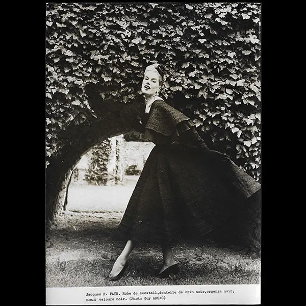 Jacques Fath - Robe De Cocktail, Photographie De Guy Arsac (1951) 1