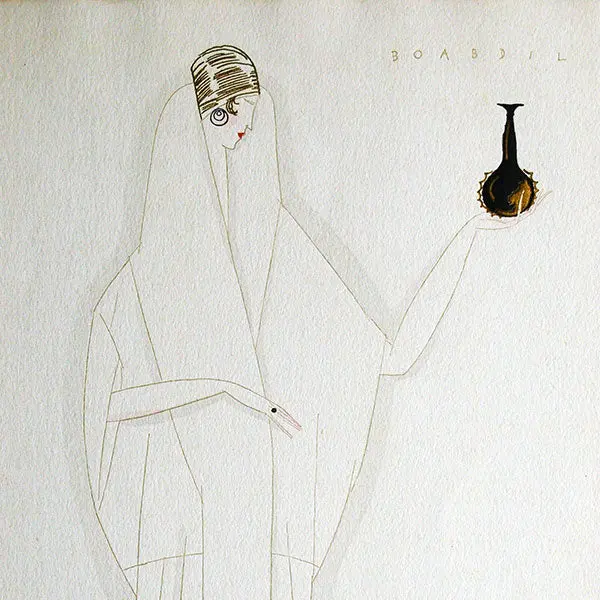 Fourrures Max - La Dernière Lettre Persane - Boabdil Par Eduardo Garcia Benito (1920) 2