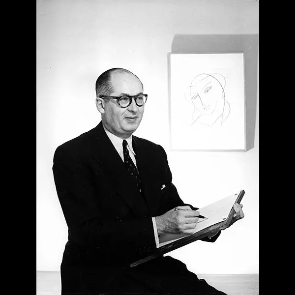 Heim - Portrait De Jacques Heim Par Willy Maywald (Circa 1955) 1