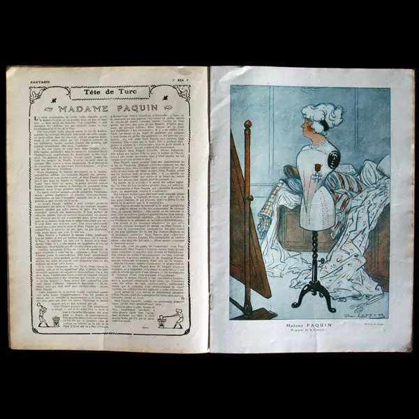 Fantasio, 1Er Mars 1913, Jeanne Paquin, Princesse De La Couture 2