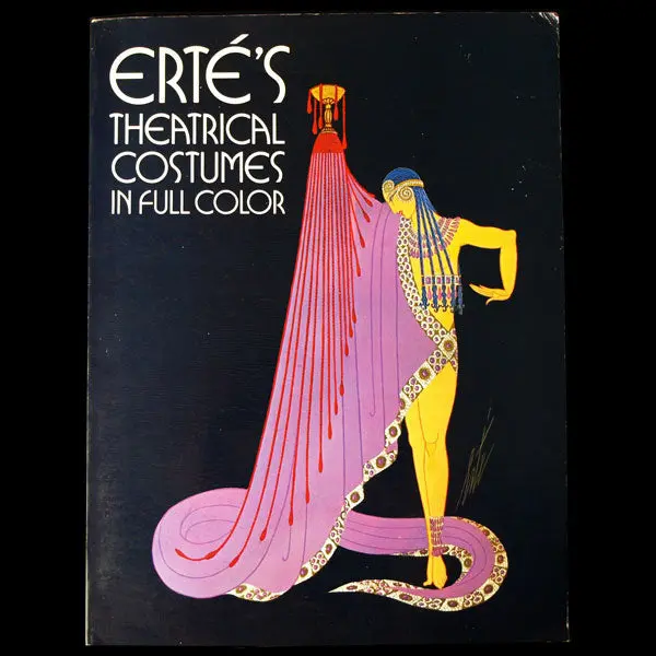 Erté's Theatrical Costumes In Full Color, Exemplaire Avec Envoi D'erté 1