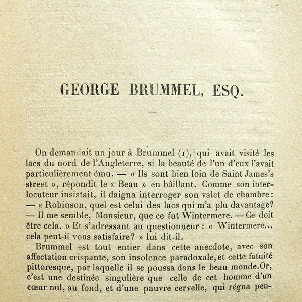 Jacques Boulenger - George Brummel Esq. (1906) 1