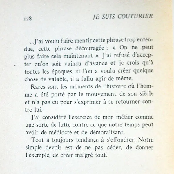 Je Suis Couturier, Propos De Christian Dior, Avec Envoi De Christian Dior (1951) 2
