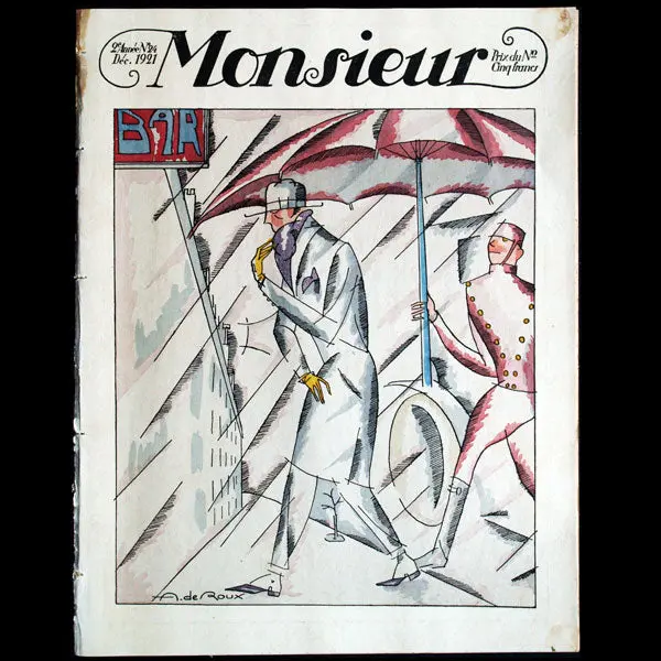 Monsieur, Revue Des Élégances, N24 (1921, Décembre) 1