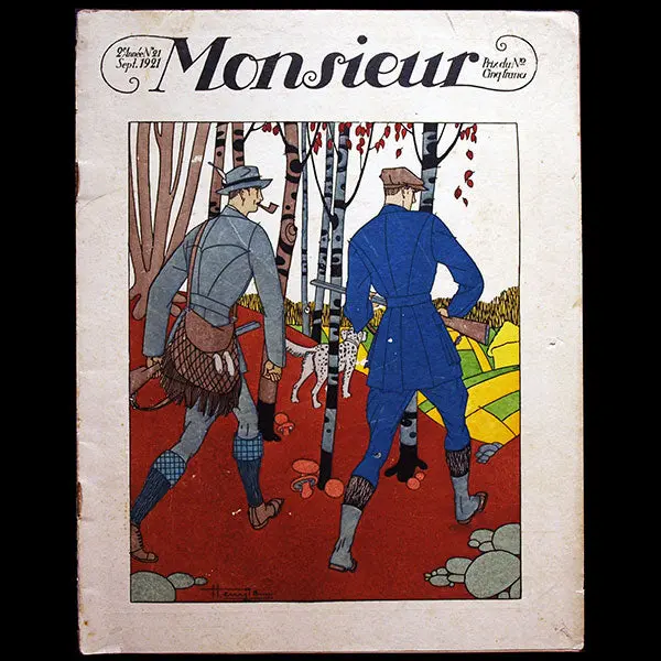 Monsieur, Revue Des Élégances, N21 (1921, Septembre) 1
