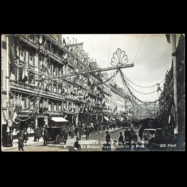 La Maison Paquin, 3 Rue De La Paix À Paris Lors De La Visite Du Roi Edouard Vii (1903) 1