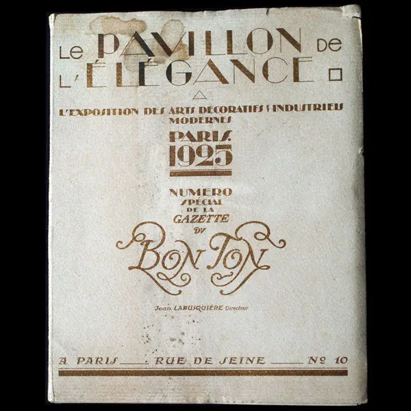 Gazette Du Bon Ton (N°7, 1924-25) - Le Pavillon De L'élégance - 1