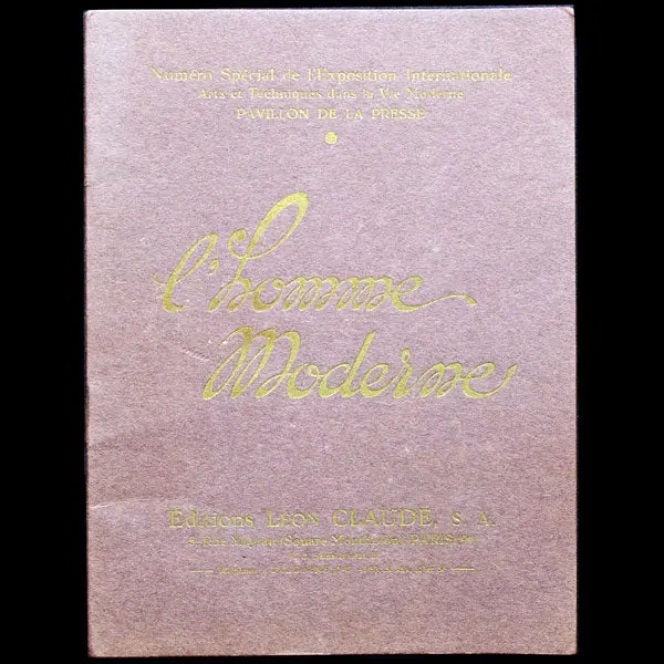 L'homme Moderne, Numéro Spécial De L'exposition Internationale Des Arts Et Techniques Dans La Vie Moderne (1937) 1