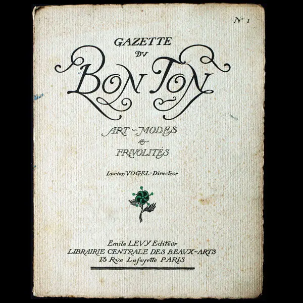 Gazette Du Bon Ton (N°1, 1912) 1