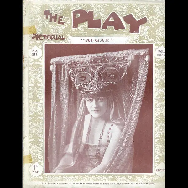 The Play Pictorial (Octobre 1919), Afgar, Costumes De Paul Poiret 1