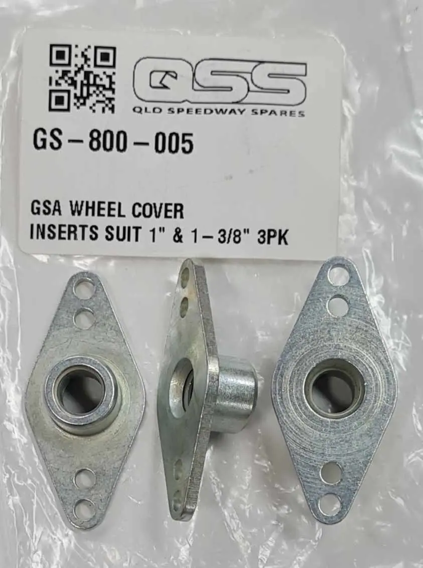 Gsa 3 Pack Wheel Cover Inserts Suit 1In & 1 3/8In Mountings Suit 5/16In Unc Bolts 1