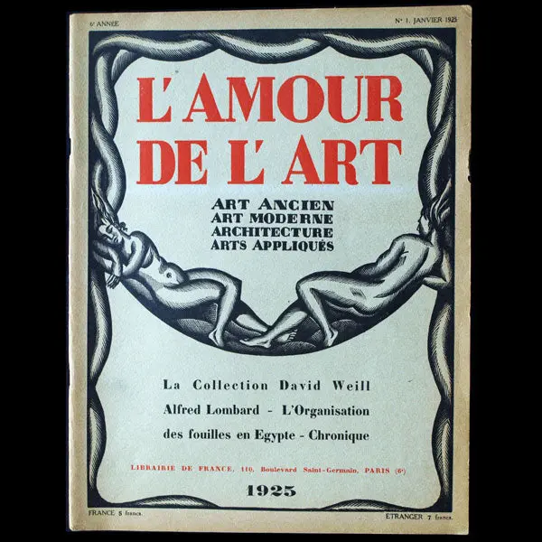 L'amour De L'art, Année Complète 1925 1