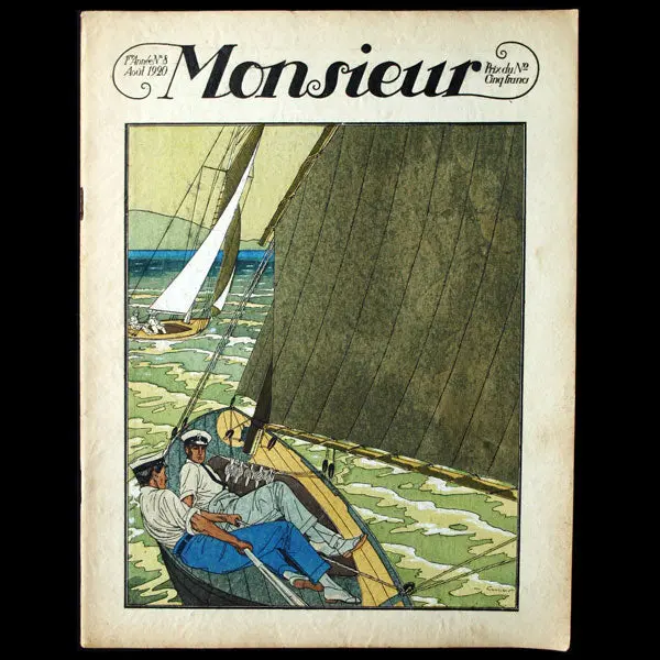 Monsieur, Revue Des Élégances, N8 (1920, Août) 1