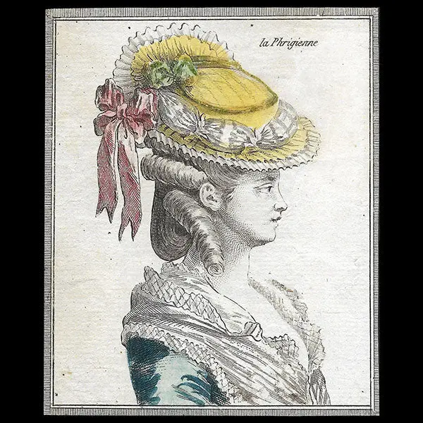 Gallerie Des Modes Et Costumes Français, 1778-1787, Gravure A 5, La Phrigienne, La Daunienne (1778) 1