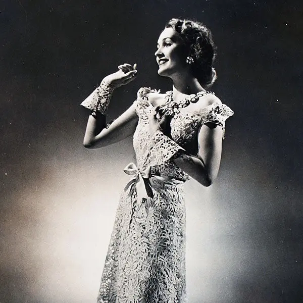 Chanel - Robe Du Soir En Dentelle Vénitienne De Chanel (1938) 2