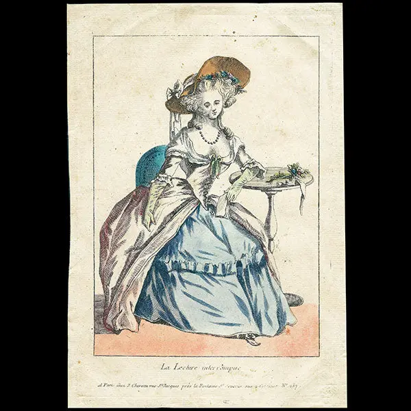 Chéreau - La Lecture Interrompue (Circa 1785) 1