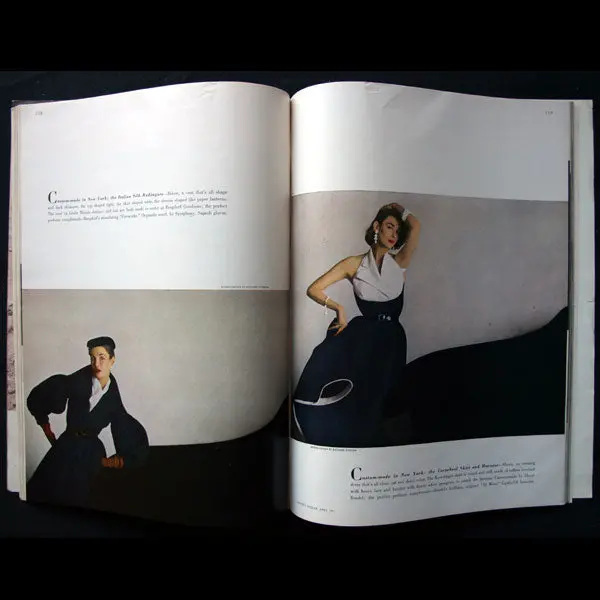 Harper's Bazaar (1951, Avril), Couverture D'avedon 2