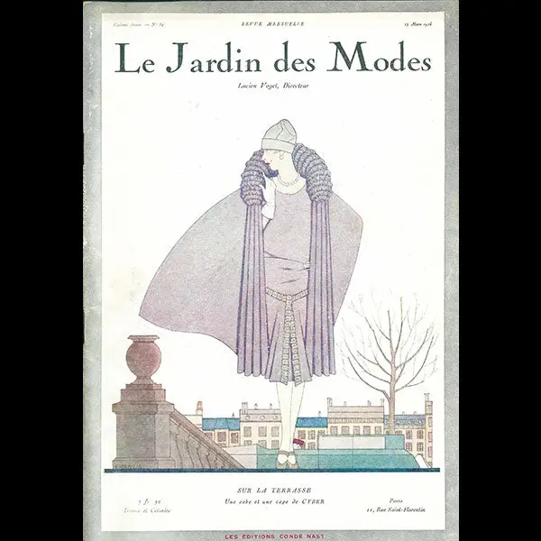 Le Jardin Des Modes, N°80, 15 Mars 1926, Couverture De Francis 1