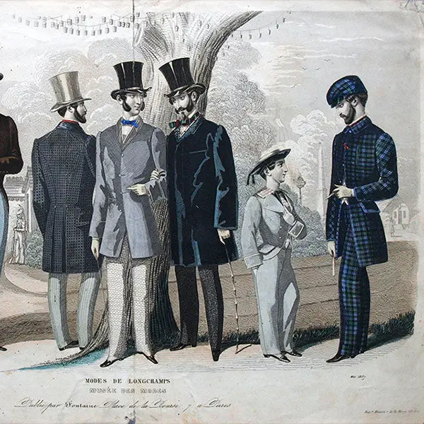 Le Musée Des Modes, Gravure De Mode Masculine (Mai 1857) 2