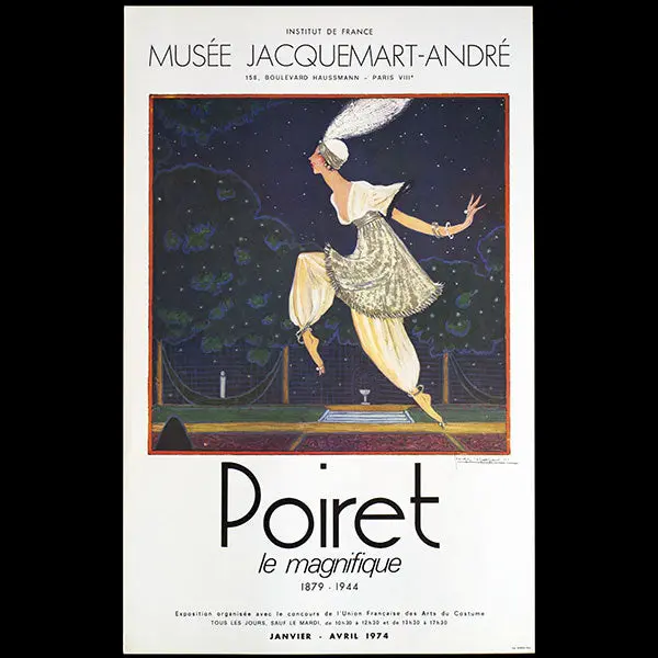 Poiret Le Magnifique, Affiche D'exposition, 1974 1