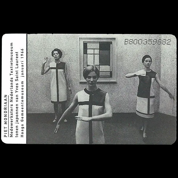 Yves Saint-Laurent - Carte Téléphonique Mondrian 1