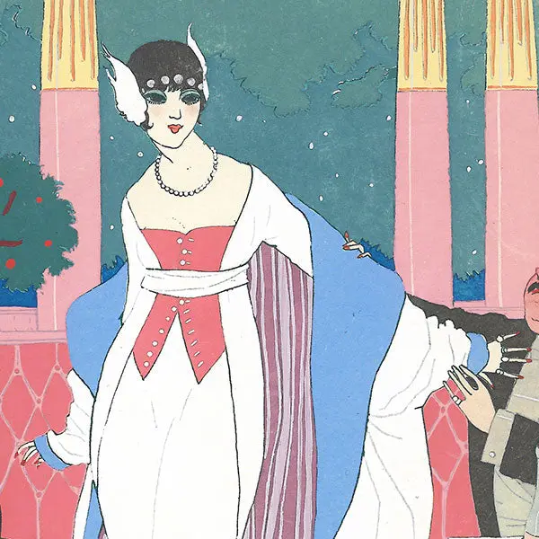 Georges Lepape - Menu Illustré Pour Le Restaurant Larue (1910S) 2