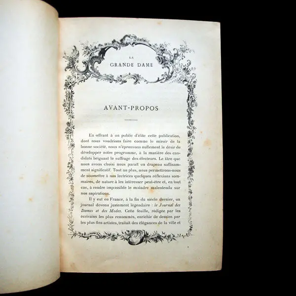 La Grande Dame, Revue Mondaine Et Cosmopolite, Revue De L'élégance Et Des Arts, 1893 1