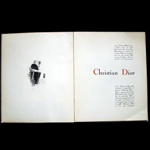 Christian Dior - Plaquette De Présentation (1953) 2