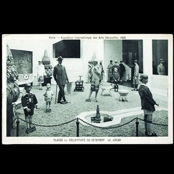 Exposition Internationale Des Arts Décoratifs Et Industriels, Classe 20. Collectivité Du Vêtement, Le Jardin (1925) 1